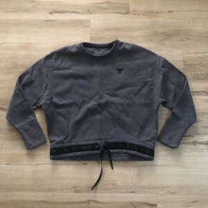 Project Rock Under Armour Charcoal Crewneck